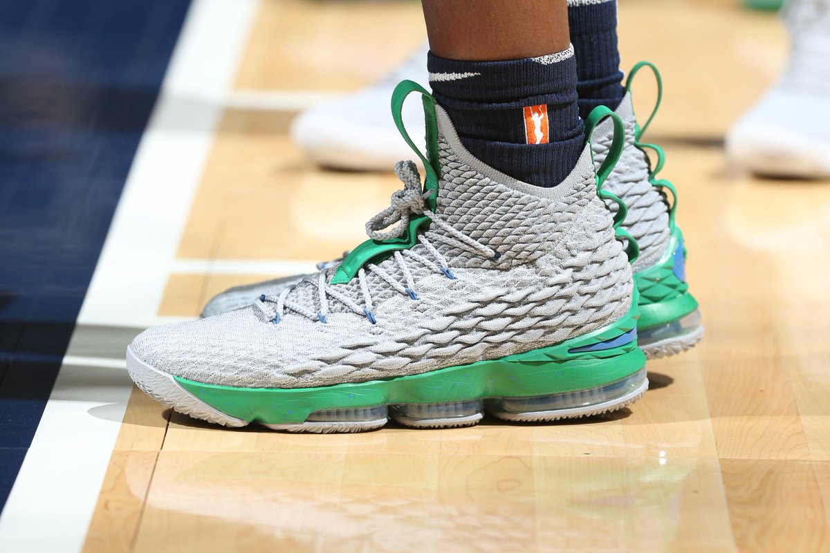WNBA's tweet photo. Sneaker game this season has been 🔥🔥

Check out some of the best #WNBAkicks we've seen so far this year  👉 https://t.co/UOLM73Ul6G https://t.co/qdDbAjYdm0