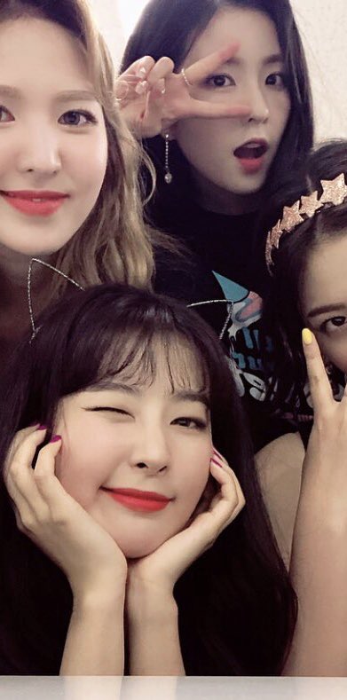 StarrySkyNite_'s tweet photo. I didnโt know they had a concert ytd #failedme but can we talk abt hows seulrene posed the same pose on different pics ๐๐ https://t.co/BsbSVKBs9E