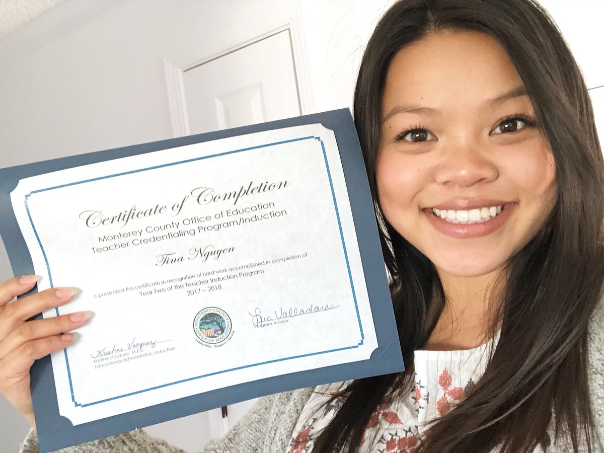 TNguyen925's tweet photo. OFFICIALLY DONE WITH MY INDUCTION PROGRAM!!!😍😭🎉💕 #teacherlife https://t.co/VrGaaTczhz