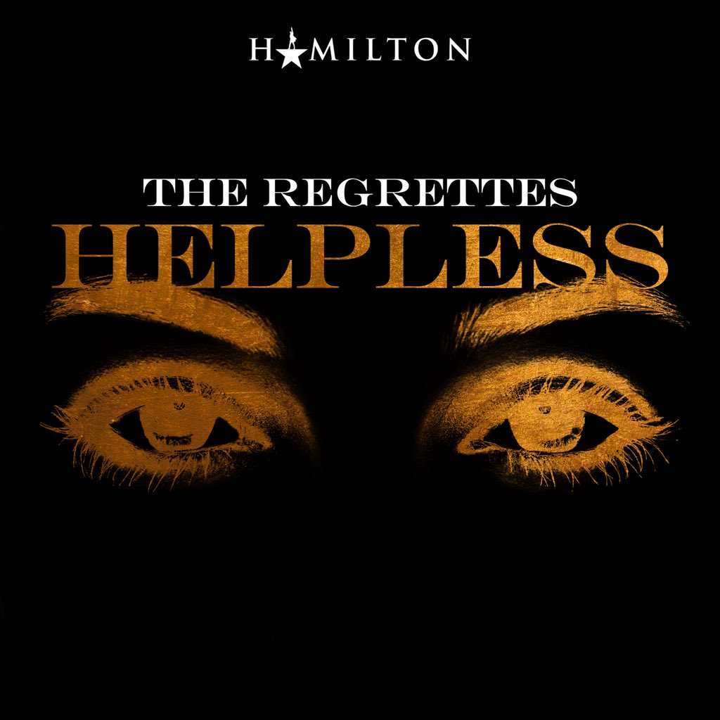 HamiltonMusical's tweet photo. May's #Hamildrop hits the soundwaves tonight. Listen to "Helpless" starring the @RegrettesBand beginning at midnight. https://t.co/NYj7A5wBYp https://t.co/gDFUmGCOmD