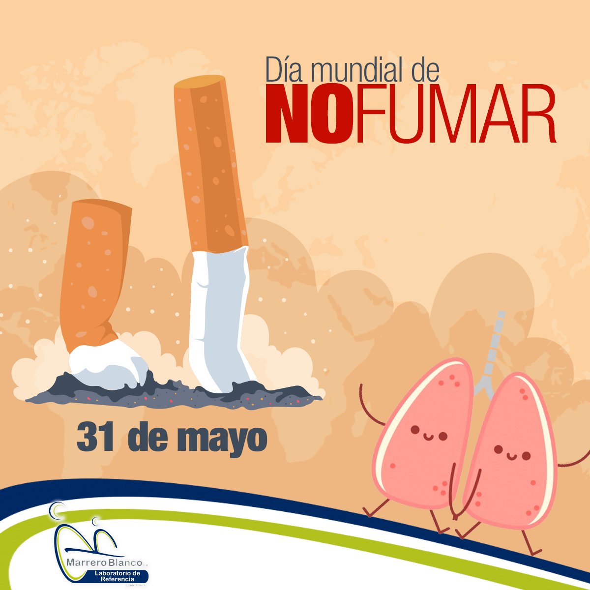 LRMarreroBlanco's tweet photo. El 31 de mayo de cada año, la OMS y sus asociados celebran el #DíaMundialDeNoFumar con el fin de poner de relieve los riesgos asociados con el tabaquismo, tanto para la salud como en otros ámbitos, y abogar por políticas eficaces para reducir su consumo. #31Mayo https://t.co/gZHenR7Vjc