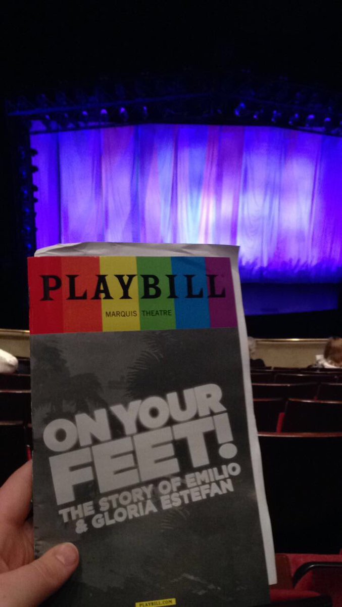 SharkeyMadeline's tweet image. Had to see it again! @GloriaEstefan @OnYourFeetBway