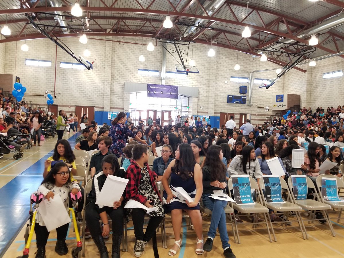 CollegeGoing's tweet photo. Students @PinacateMS being recognized for their accomplishments at Awards Night! So proud! @puhsd https://t.co/Ilu5r7wvrk