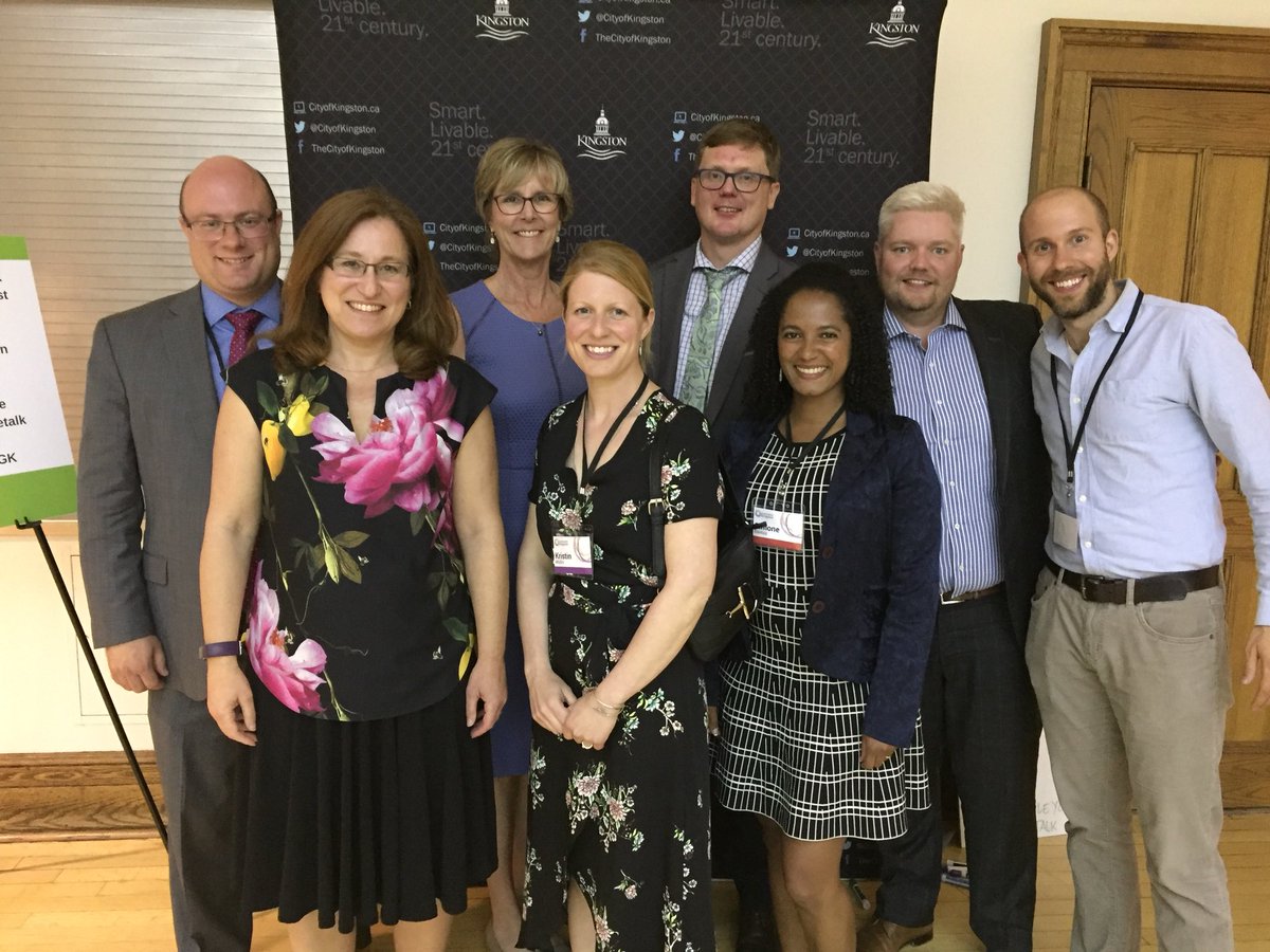 cityofkingston's tweet photo. Recognizing sustainability champions in #ygk at the second annual @SustainableKtwn #EOR2018. Congrats to all the nominees and winners! #sustainableygk #walkthetalk https://t.co/jgUNAqr4EP