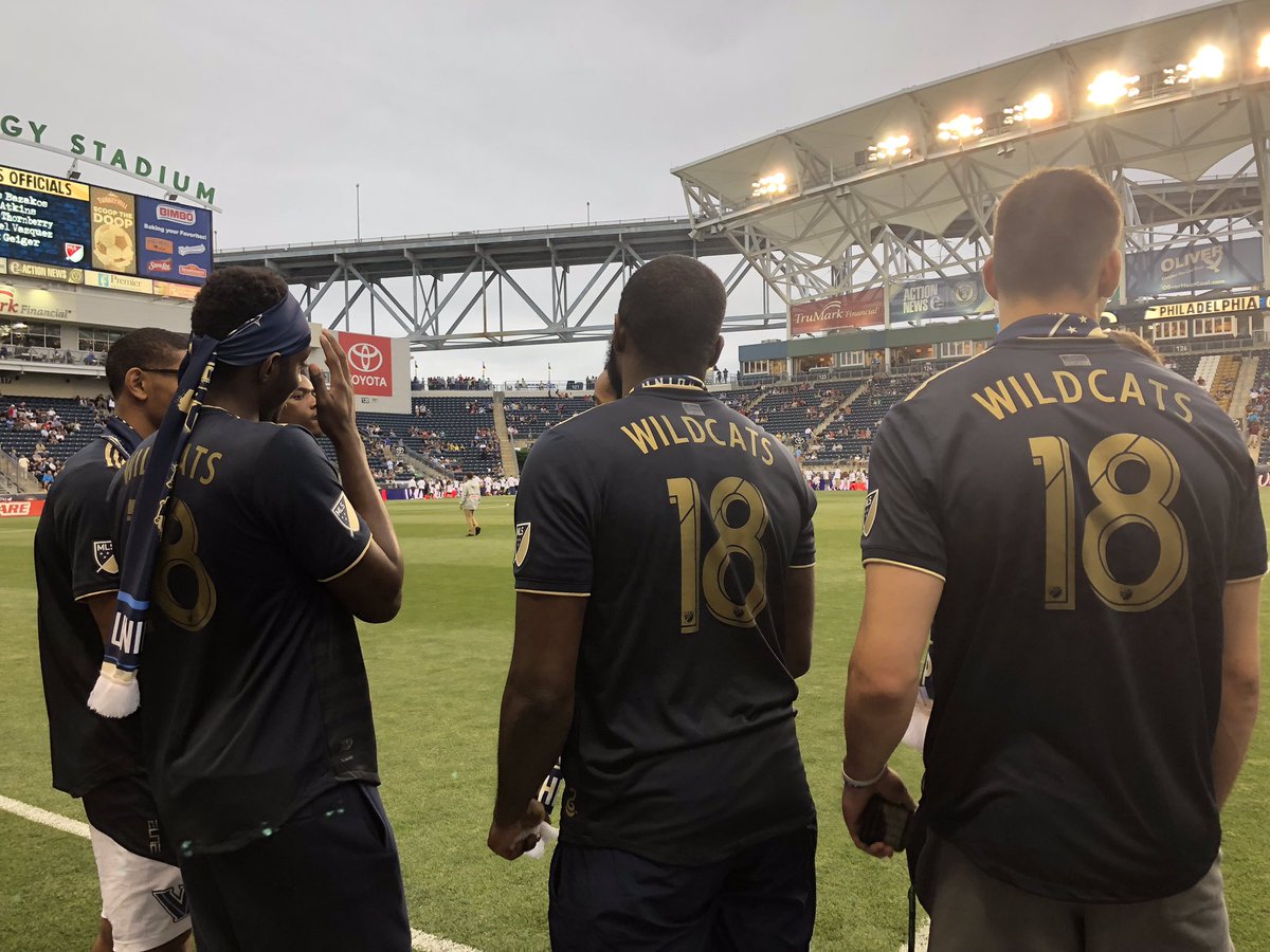 CoachJayWright's tweet photo. Thanks to Earnie Stewart, Joe Greco & @PhilaUnion for hosting our guys !! https://t.co/vMQY4Bew8t