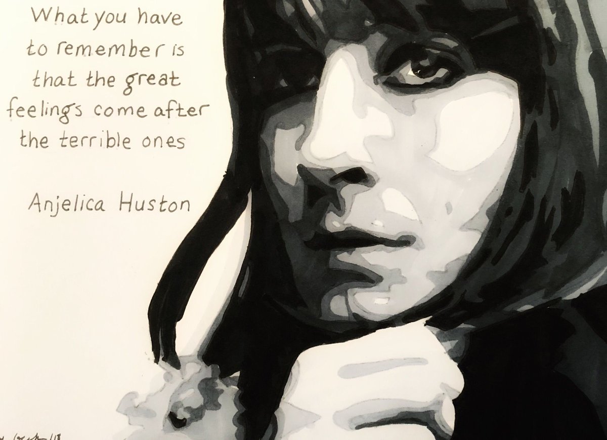 Anjelica Huston speaks the truth! #WednesdayWisdom
