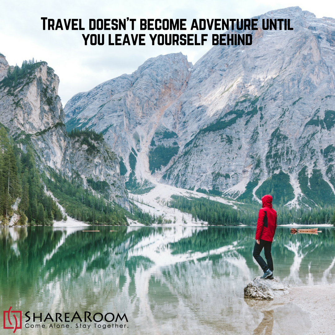 ShareARoom's tweet photo. "Travel doesn't become an adventure until you leave yourself behind."
#Travel #travelquotes #quotes https://t.co/mqKrkMVuiX