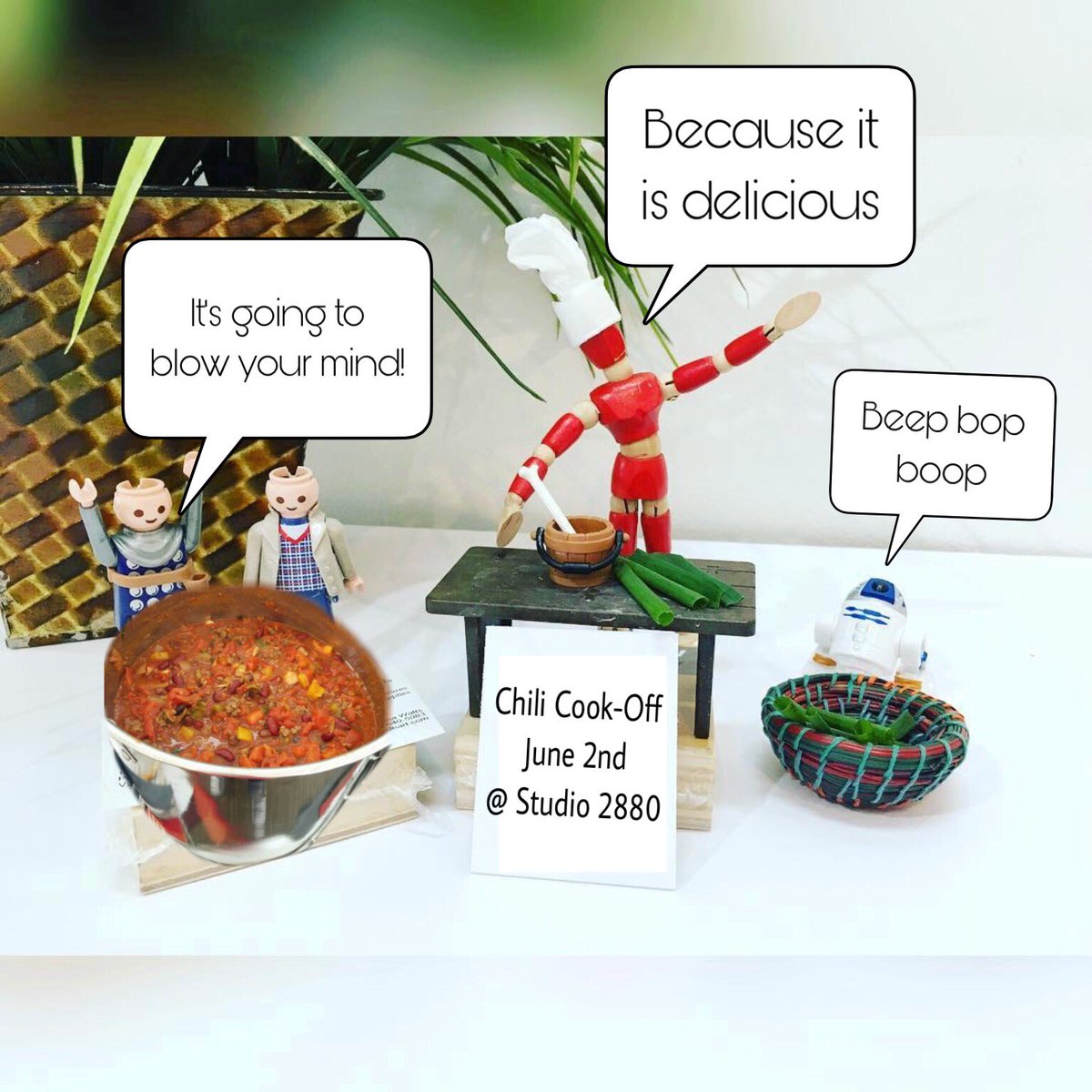 RidgeSideArt's tweet photo. Arts bazaar and Chili cook-off this weekend @studio2880!   Come eat and vote! #chilicookoff #takeonpg https://t.co/uzXqfw9mVa
