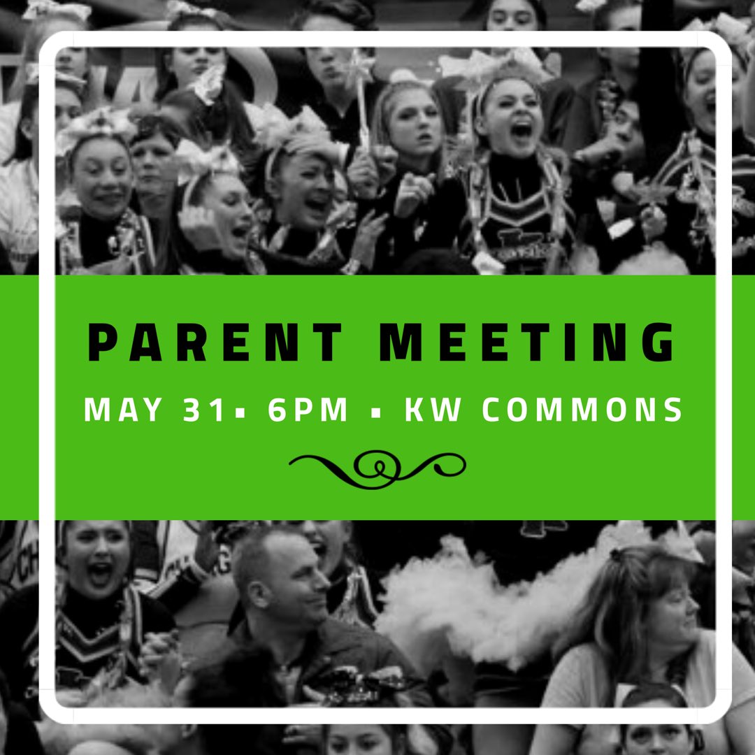 KDubCheer's tweet photo. TOMORROW is the registration parent meeting. Please bring your completed packet and a parent or guardian! We hope to see many new faces! #BeAConk #DynastyContinues https://t.co/xK81mModeJ