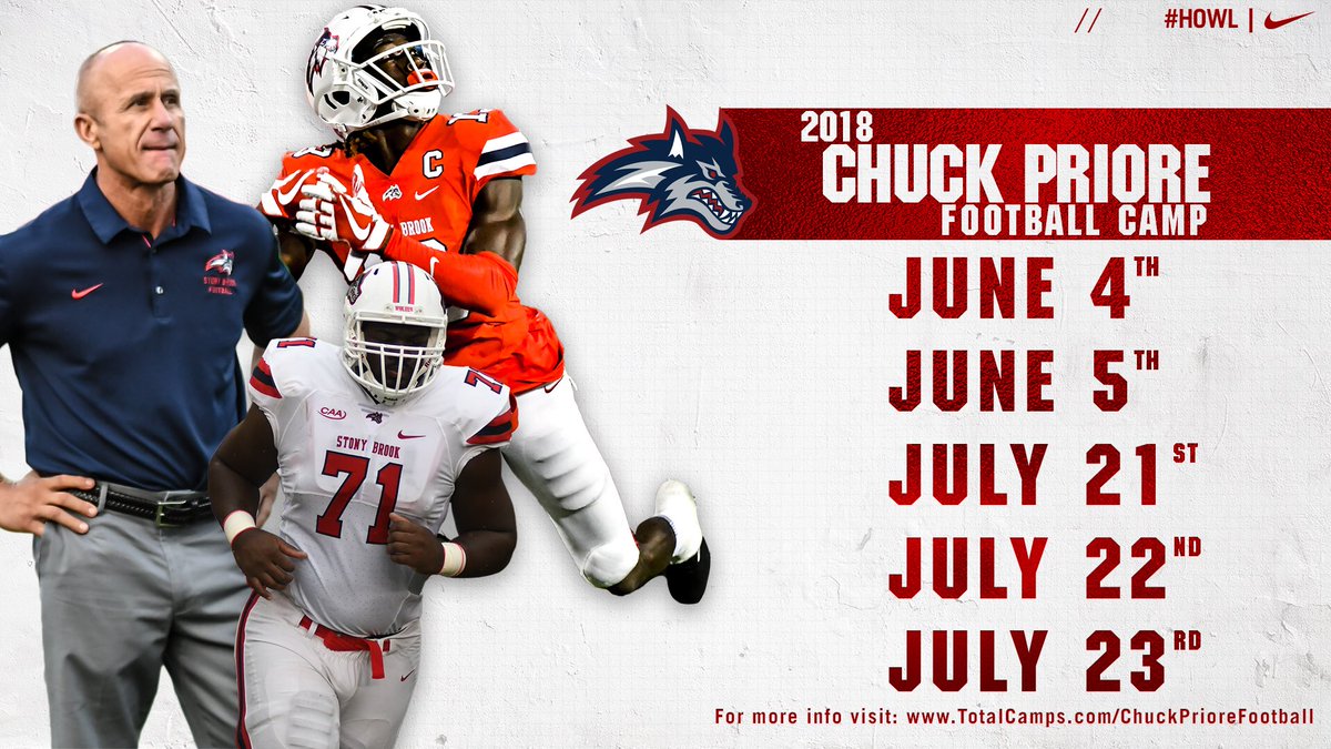 okingcoach's tweet photo. Thankful for another DAY! If you’re looking for a shot, an opportunity, a chance to show you belong on a nationally ranked TEAM, look no further. Register now and claim your prize @StonyBrookFB #HOWL19🐺 https://t.co/Kq3HiWoUjE