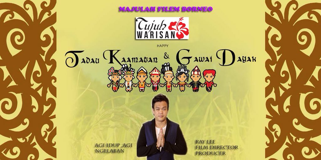 rayleeproducer's tweet photo. Selamat Menyambut Hari Gawai dan Hari Keamatan.Gayu Guru ,Gerai Nyamai!
Wishing everyone Happy Borneo Harvest Festival .@NajibRazak @chedetofficial @GobindSinghDeo @YasminMDEC @RTM_Malaysia @rtm_sarawak @guanenglim @HasmahFc @imokman https://t.co/apwNURF1Zd