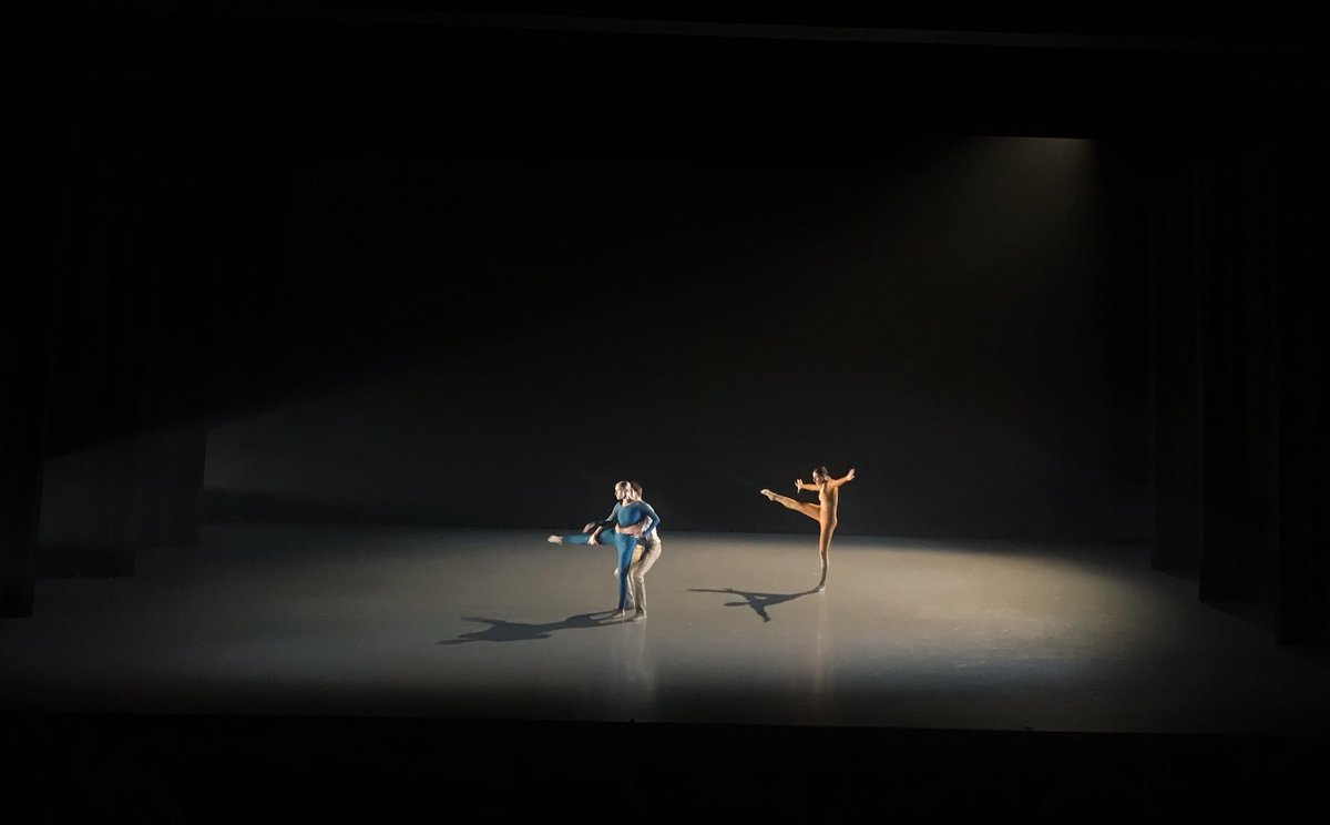 IsraelSpotlight's tweet photo. Onto the final act: 'In Between,' a new work commissioned specially for this year's #IsraelSpotlight. Inspired by choreographer @avianoam41's own journey, it explores what we sacrifice and gain when we leave our roots behind. https://t.co/8Yt4SIll1k