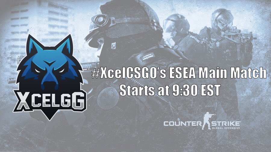 EsportsXcel's tweet photo. Our next #XcelCSGO Main match starts in 15 Min and will be caster by @JacobOboe ๐บ https://t.co/sJWd9iq27k