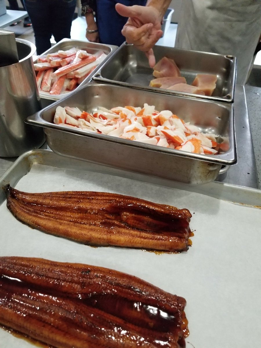 Sauteculinary's tweet photo. Sushi classes are so much fun at Saute! #sushi #cookingclass #happiestkitchenonearth https://t.co/Nsg8wMc8Xl