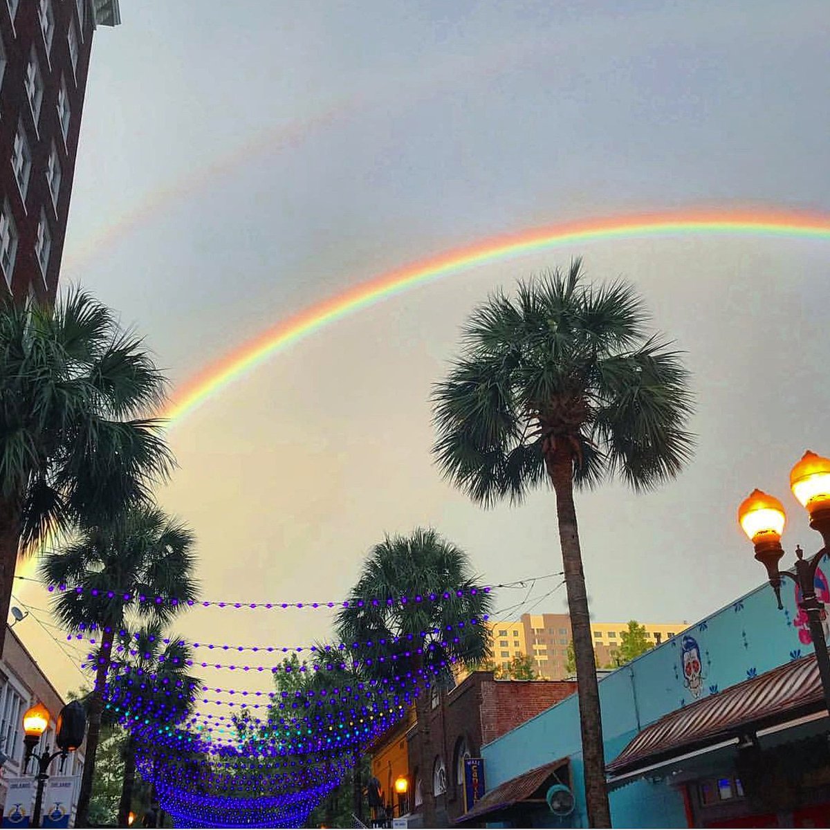 DWNTWN_ORLANDO's tweet image. Tap ❤ if you saw the double rainbow🌈 

Instagram 📸: @twilson986