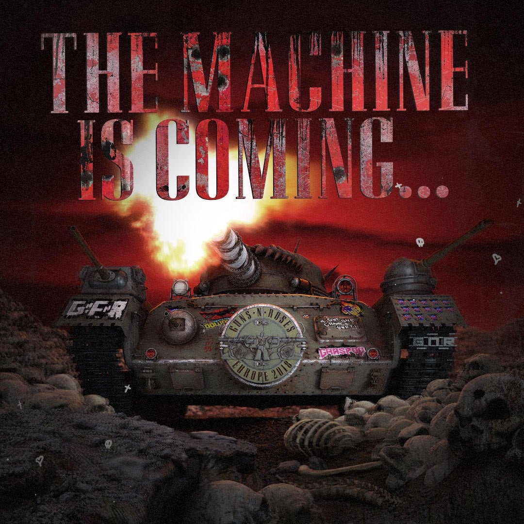 We're coming for you, Europe...
#GnFnR #NotInThisLifetime Tour 2018