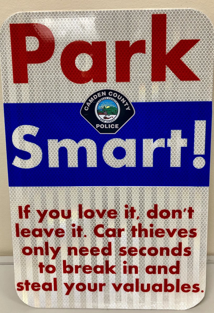 CamdenCountyPD's tweet photo. Lt James with Bridget Phifer and Sheilah Green of PCBIP as he announced the Park Smart initiative. #ParkSmart #Hideyourstuff https://t.co/M69s9xEh5D