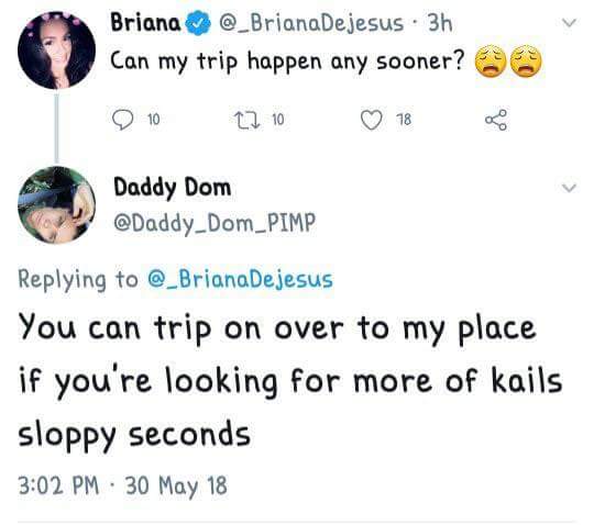 UBTpunchingbag's tweet photo. @dp_one_four 

Watch put for BreAnal 
She doesn't mind sloppy 2nds https://t.co/l0BrfP0wW0