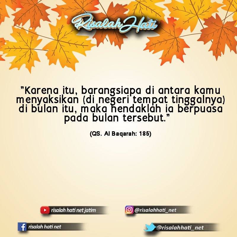 risalahhati_net's tweet photo. Semangat untuk semua yang menjalankan ibadah puasa semoga lancar sampai waktu berbuka nanti. Amin
#netjatim #kajianquran #majelistaklim #nasihatislami #nasihatislam #puasa #semangatpuasa #jalankanpuasa #lakukanibadahpuasa https://t.co/mYxARqiNcX