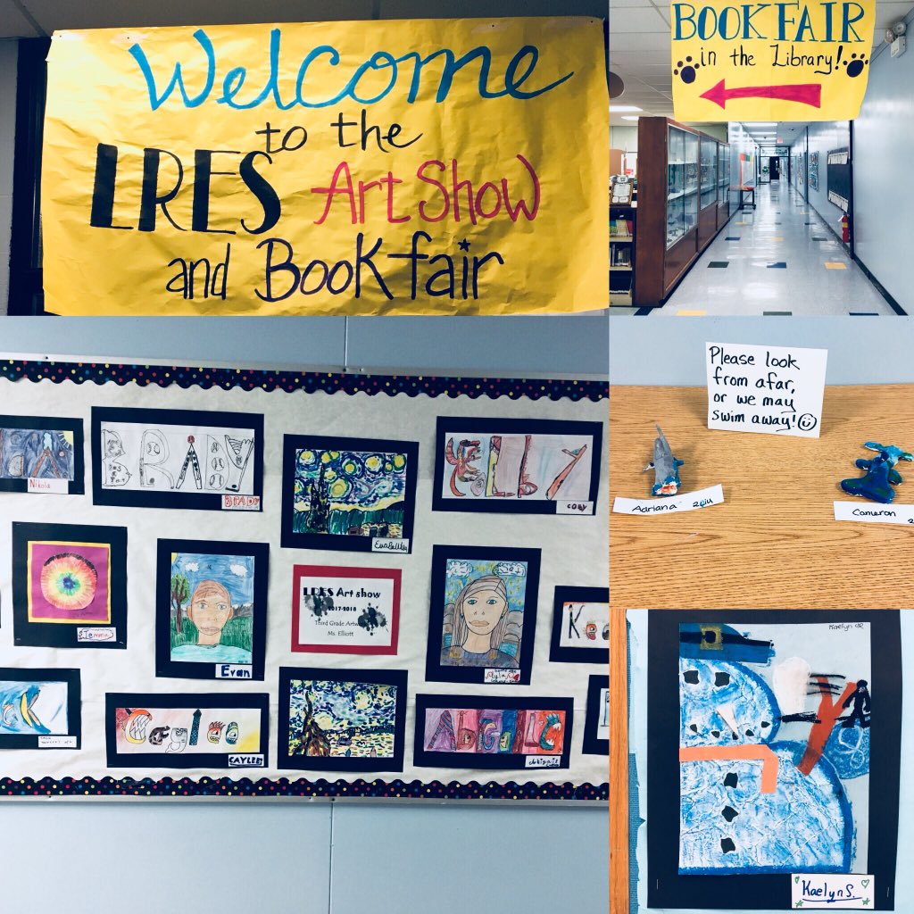 munson33's tweet photo. 💕Thank you so much to everyone who came and supported the LRES art show and book fair! What a great celebration for our schools kiddos 🤓🎨🖍✏️ https://t.co/Tf5q8wtxTm