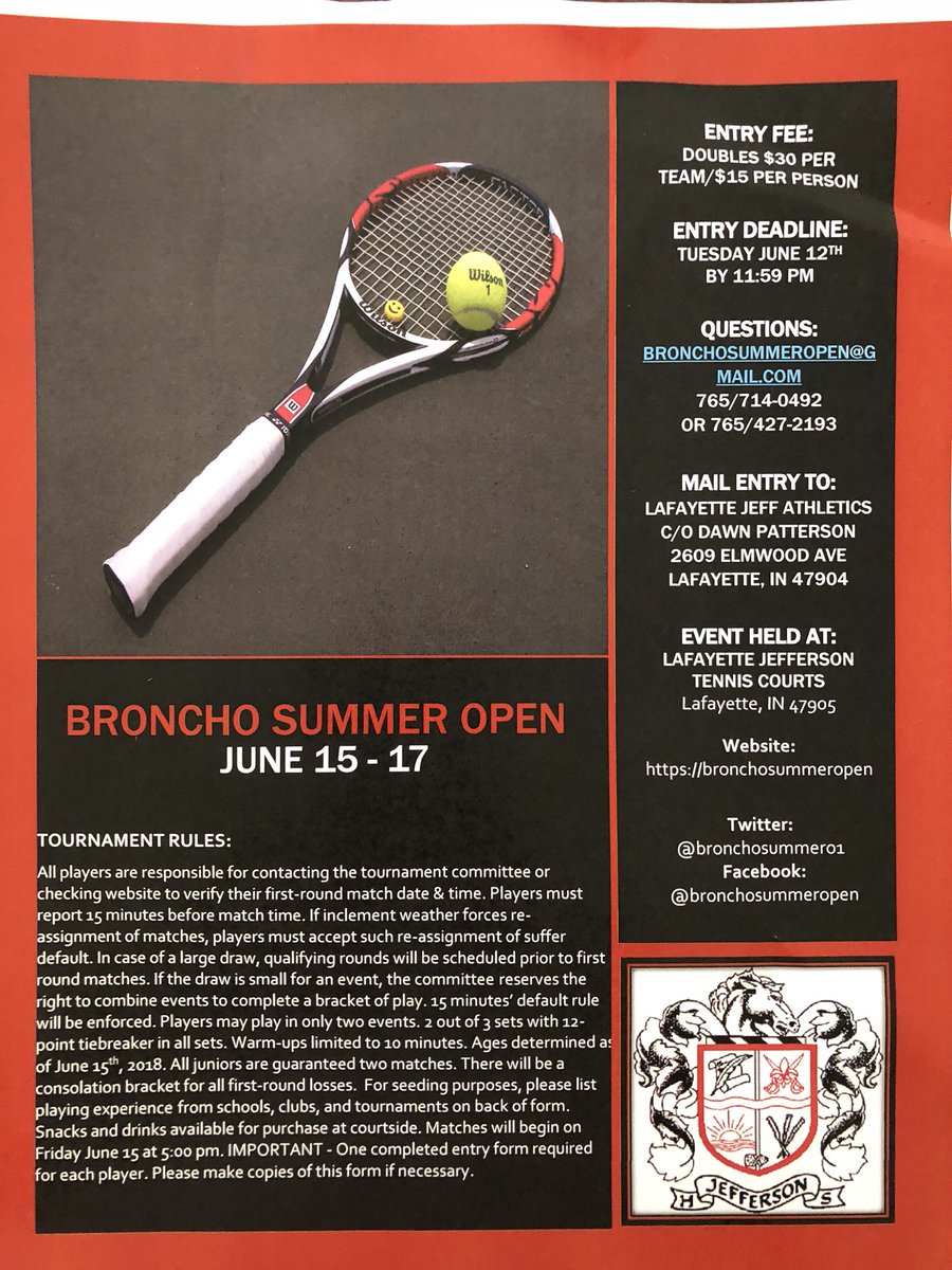 @BronchoTennis @JeffAthletics @jeff_principal @Braydenwilliam7 @TecumsehJrHigh   @JeffHSWrestling @BronchoAD Everyone finding Broncho Summer Open?