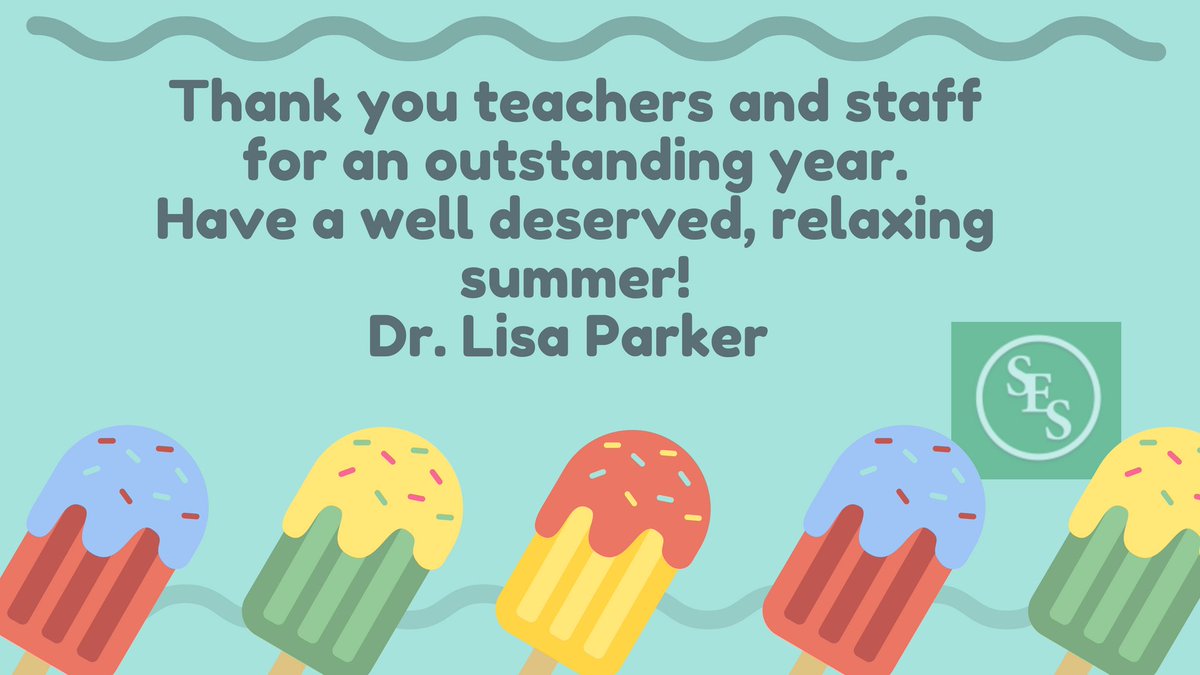 Streator44's tweet photo. Thank you teachers and staff for an outstanding year. Have a well deserved, relaxing summer!
Dr. Lisa Parker https://t.co/xVJvUNLWtM