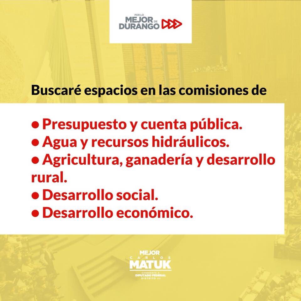 Carlos_Matuk's tweet photo. Vamos a darle fuerza a los duranguenses desde el congreso, con acciones para #JalarParejo en las distintas comisiones. https://t.co/bcHiv79AFc