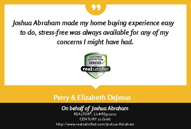 JabrahamJoshua's tweet photo. I’m not sure I could be more thrilled by a testimonial. https://t.co/yZnzJZKQsJ via @realsatisfied https://t.co/7hkI3pRCle