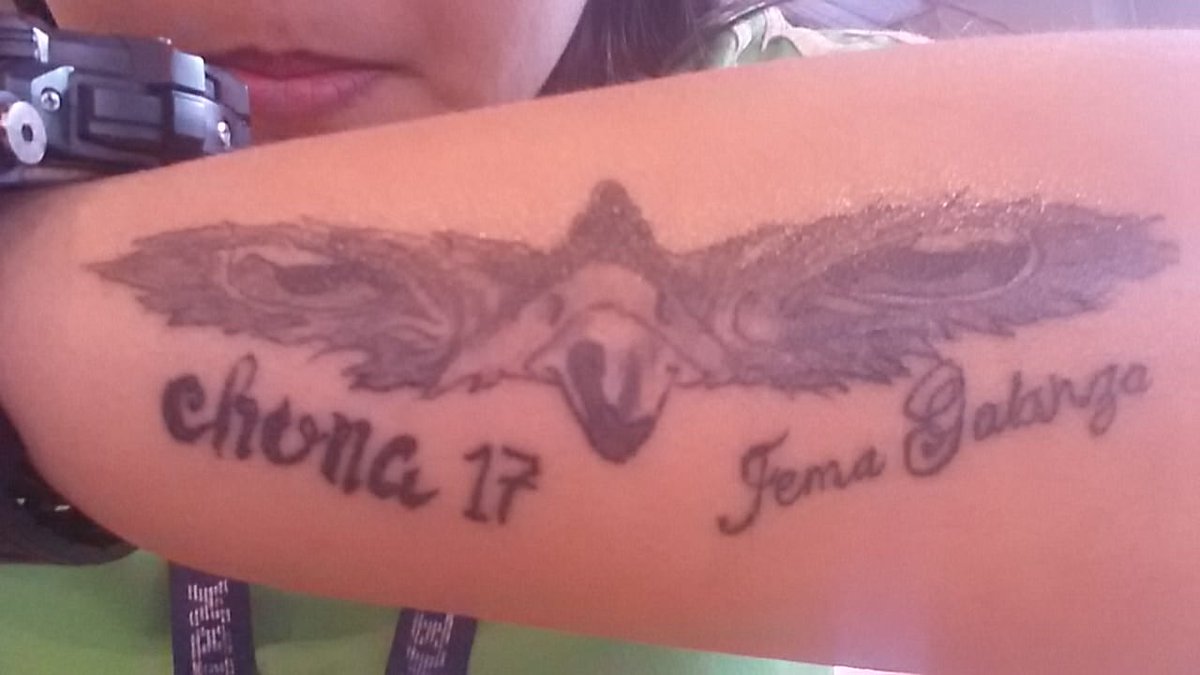 seductchubs17's tweet photo. Tattooed Falcon Eye with your name & mine as well as part of our deal a year ago after you won your 1st in the last UAAPS79! @jemagalanza 😘
At least, I have one word and it happened! 💪💙👊
Baka may nakakalimutan ka Jema?! Hhhmm... 🤔
#2ndInk
#01282018
#4mos
#JemaGalanza https://t.co/9fytAYTWqX