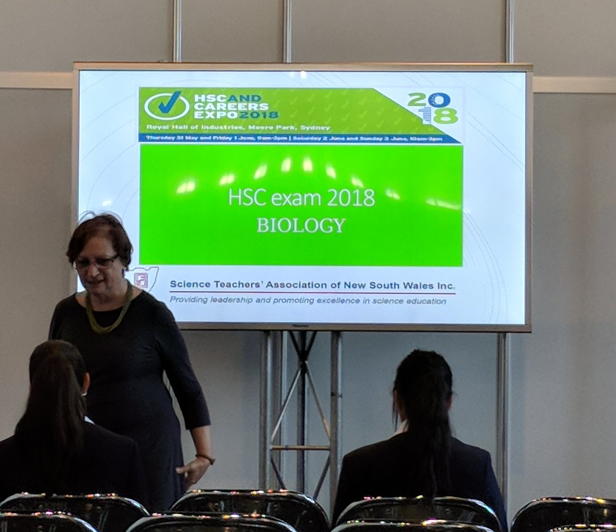 AndrewLe58's tweet photo. Preparing for the HSC Biology 2018 Exam by @stansw at the HSC and Careers Expo 2018. #schoolexcursion https://t.co/NgjuWG37TM