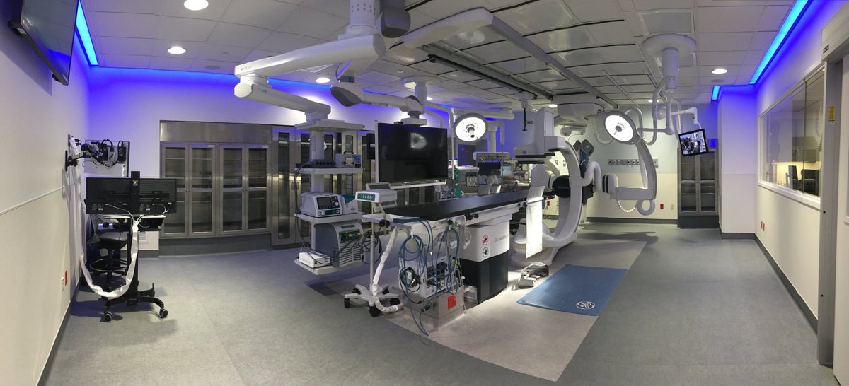 StVincentsMC's tweet photo. Many thanks & congratulations to the teams who collaborated on our new state-of-the-art Electrophysiology (EP) Lab!Two-phase procedures can now be performed one after the other in one room, eliminating the need to move patients, requiring less anesthesia & shortening case times. https://t.co/u8OMJ8IFpj