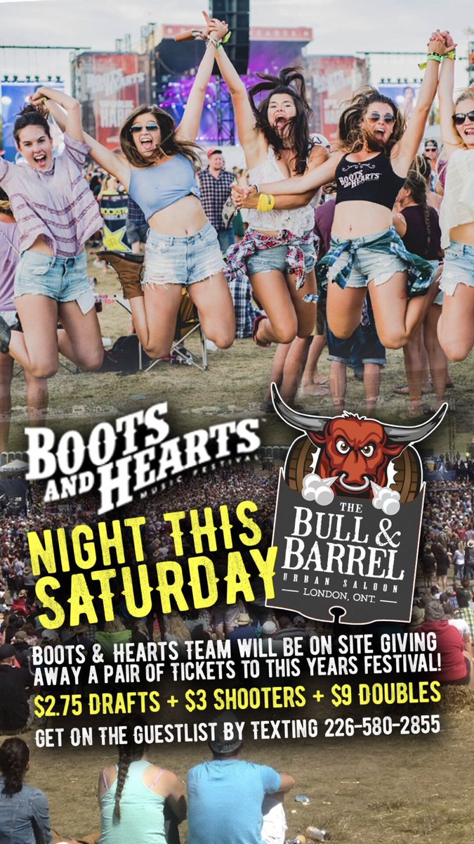Plus we have <a href="/BootsandHearts/">Boots and Hearts</a> on-site this Saturday giving away tickets to Boots 2018!!