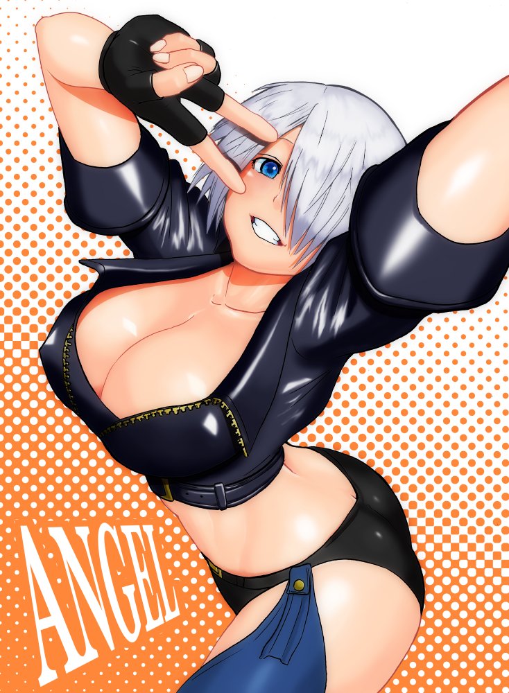 アンヘル(KOF) 「アンヘルちゃん19さい 」|アキス 『深谷慶短編集　瞬き』発売中のイラスト