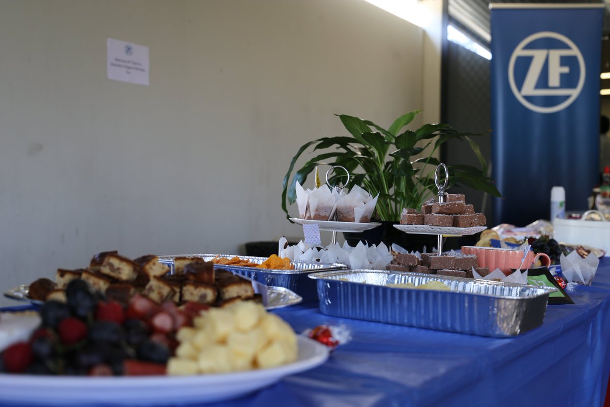 ZFServicesAU's tweet photo. @ZFServicesAU is proud to raise vital funds for cancer research and support the amazing efforts of the @CancerCouncilOz  – especially when baked treats are involved😀  Thank you to all members of the ZF team who participated in our Biggest Morning Tea activity on Tuesday https://t.co/ZbIw7zYvFO