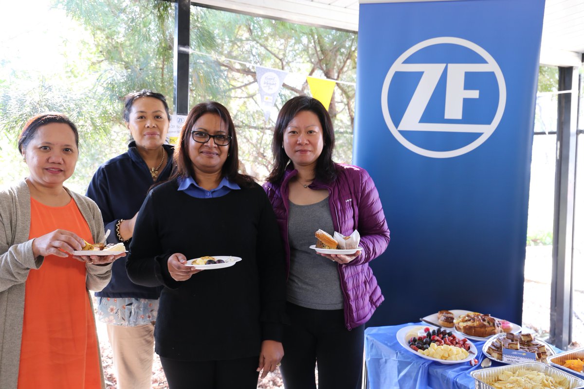 ZFServicesAU's tweet photo. @ZFServicesAU is proud to raise vital funds for cancer research and support the amazing efforts of the @CancerCouncilOz  – especially when baked treats are involved😀  Thank you to all members of the ZF team who participated in our Biggest Morning Tea activity on Tuesday https://t.co/ZbIw7zYvFO
