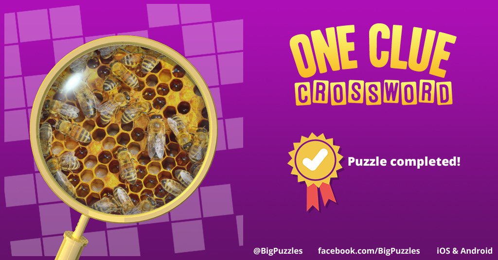 I completed a puzzle in One Clue Crossword. Play now for free!
onecluecrossword.com #OneClueCrossword
