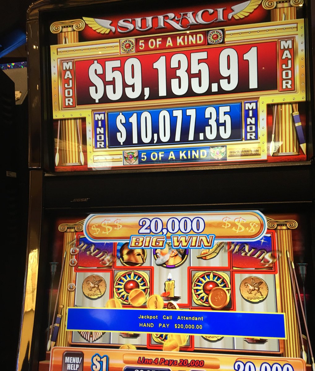 RiverCreeCasino's tweet photo. It’s #WinningWednesday at River Cree! We love Jackpot wins! #yeg #rivercreeslots #casinowin #rivecreeresort #WinnerWinnerChickenDinner #jackpots #alberta https://t.co/46GJlNenc4