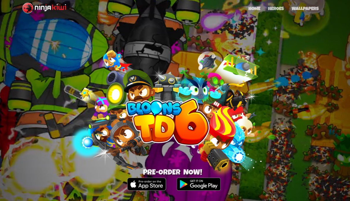 Ninja Kiwi Games on Twitter: "Bloons TD 6 is almost here! Check out the  brand new BTD6 website for some cool details and to pre-register!  https://t.co/Yw7tFhep7P #btd6 #ninjakiwi #bloonstd6  https://t.co/77XRGfo4pK" / Twitter