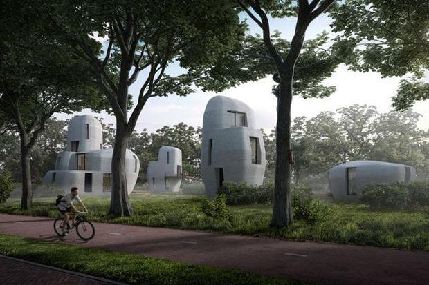 Wereldprimeur voor Eindhoven: eerste 3D-geprint huis komt eraan ikgabouwen.knack.be/bouwen-renovat…