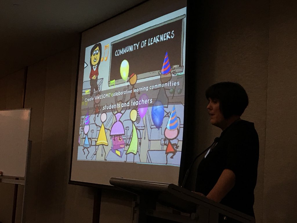TESOLoz's tweet photo. ‘More than just being a ‘vocab project’. @VMiedler continues to develop a ‘community of learners’ by engaging her learners in meaningful learning experiences...by challenging, setting high expectations, making learning visible #fpswrite #tesoloz https://t.co/S3MYuEnwrd