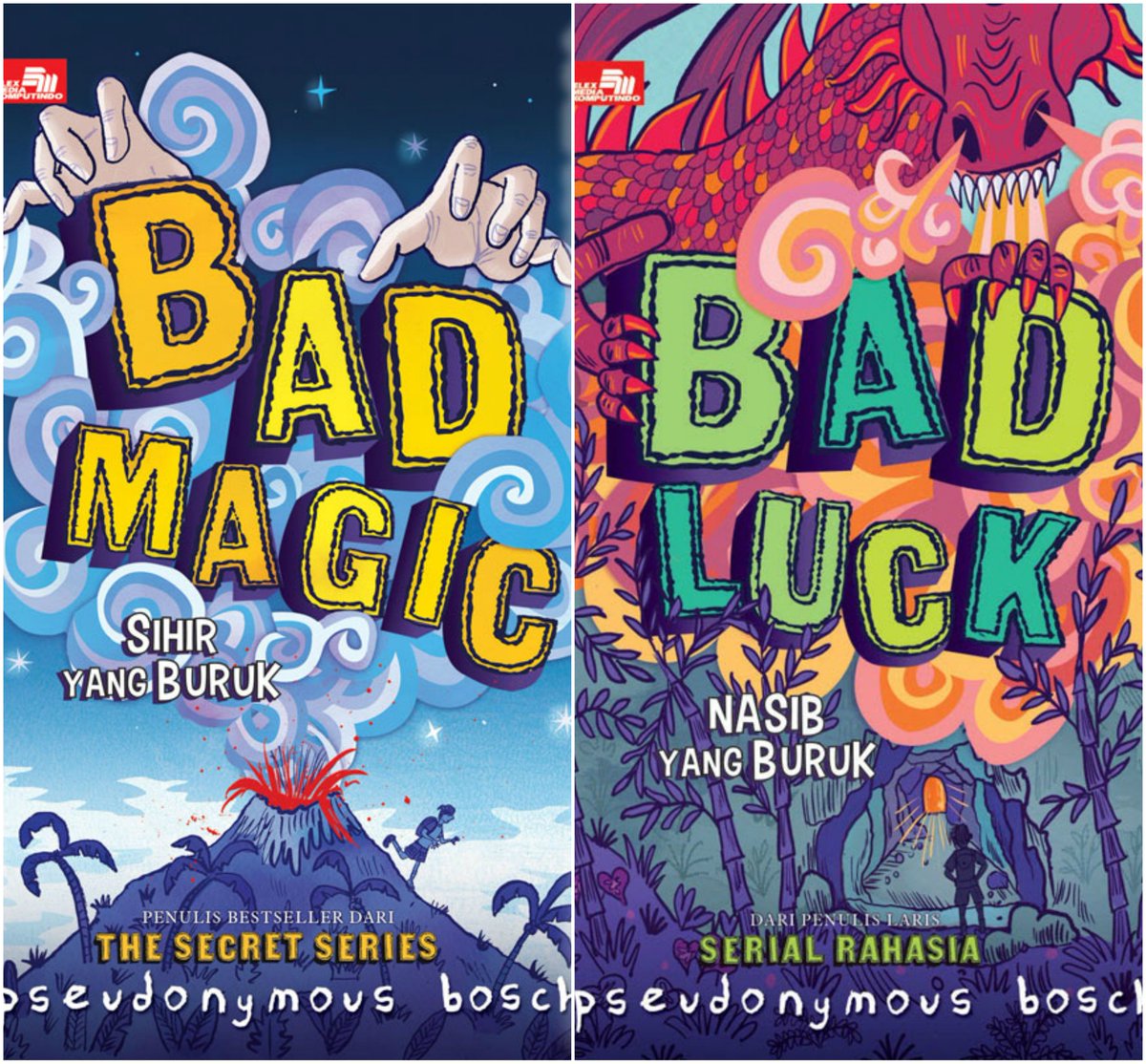 elexmedia's tweet photo. #Badluck merupakan judul kedua dari #BadSeries, karya penulis #PseudonymousBosch. https://t.co/r61Y1uFMVn #novel #buku #fiksi #bukubaru #ElexMedia https://t.co/ZSbxagXnXI