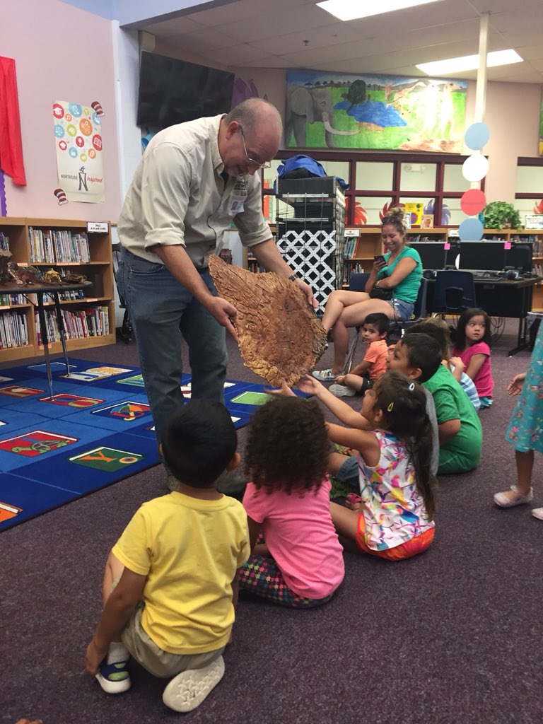 DebraCadena's tweet photo. Ss enjoyed Dino George!🦖🦕 They loved learning all about the facts! Very entertaining! @NISDRabaES #rabainspired #eccppcd #dinosaurgeorge https://t.co/1WjrUZkVxz