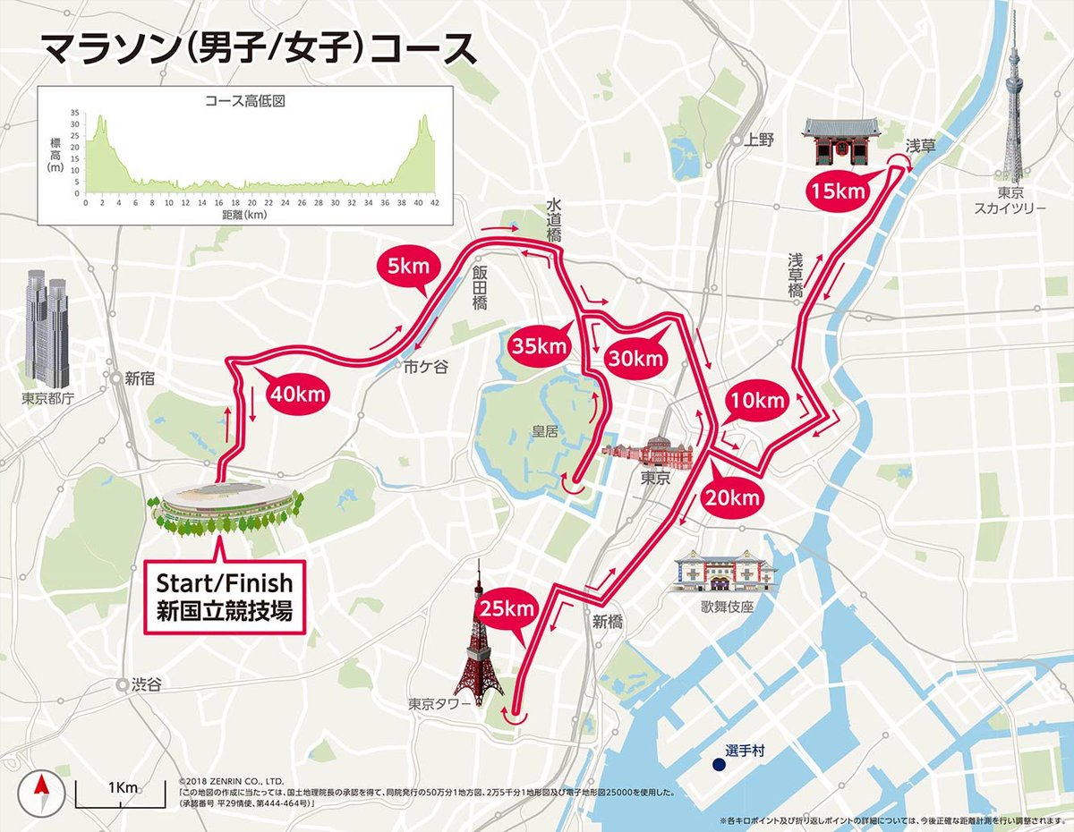 ChrisChavez's tweet photo. Start taking notes, Olympic hopefuls. 

Organizers have revealed the marathon course for the #Tokyo2020 Olympics. 

Here’s a video of it: https://t.co/610hnZiIPB https://t.co/a2Zta2J86M