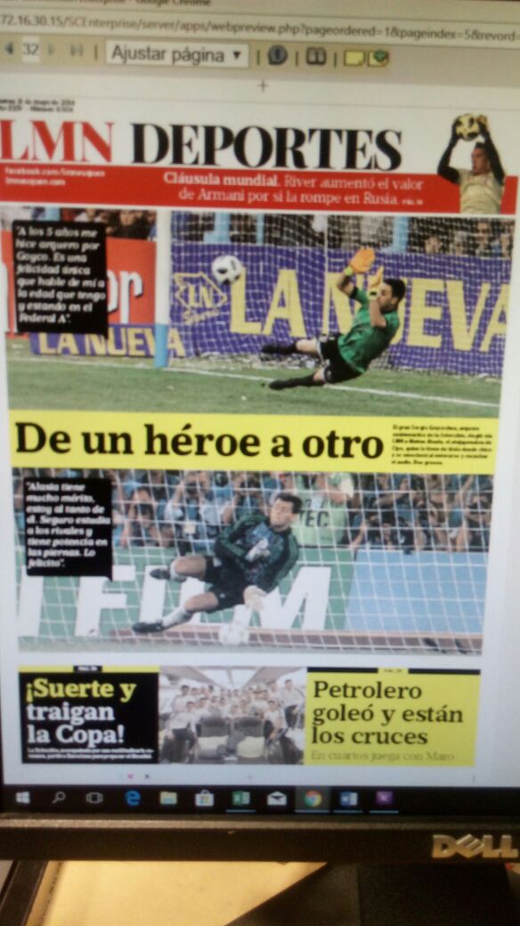 fabricioabatte's tweet image. Una tapa diferente y emotiva. El Goyco elogio a San Alasia via @LMNeuquen y el heroe albinegro se emociono x las palabras de su idolo. En breve con videos y audios en la web. La historia del dia @CipollettiTV @SangreAbinegra @ClubCipoDatos @ClubCipolletti @DantoSendyk