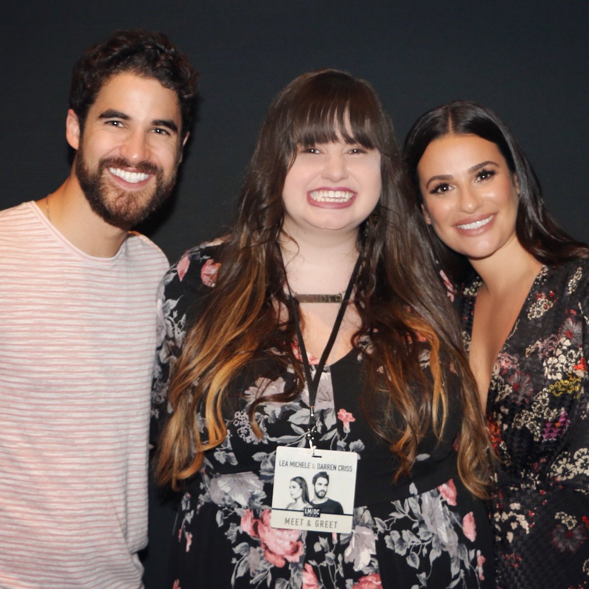 Camilla_33's tweet photo. These two ❤️
They mean the world to me. 
Thank you @DarrenCriss and @LeaMichele for everything ❤️
#LMDC #LMDCtour #LMDCtourVIP #LMDCNashville https://t.co/SfDRLP1Yx7
