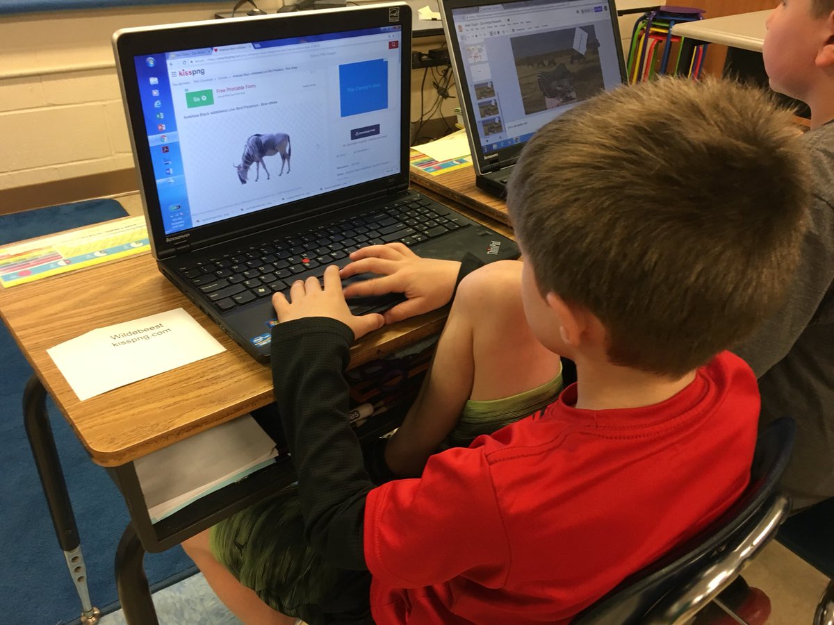 ChartrainTech's tweet photo. @SSDITDEPT Ask these @nsalemschool 3rd graders how they are creating animated projects to show &amp; tell us what they know about wild animals! #GoogleSlides https://t.co/u8jNYqkpNC