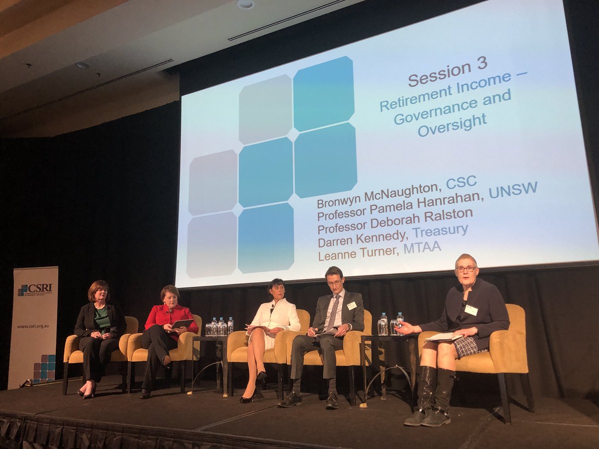 jparkersyd's tweet photo. There’s increasing recognition that super fund members are consumers, not investors, Professor Pamela Hanrahan tells #CSRI2018forum https://t.co/p64MgKle2v