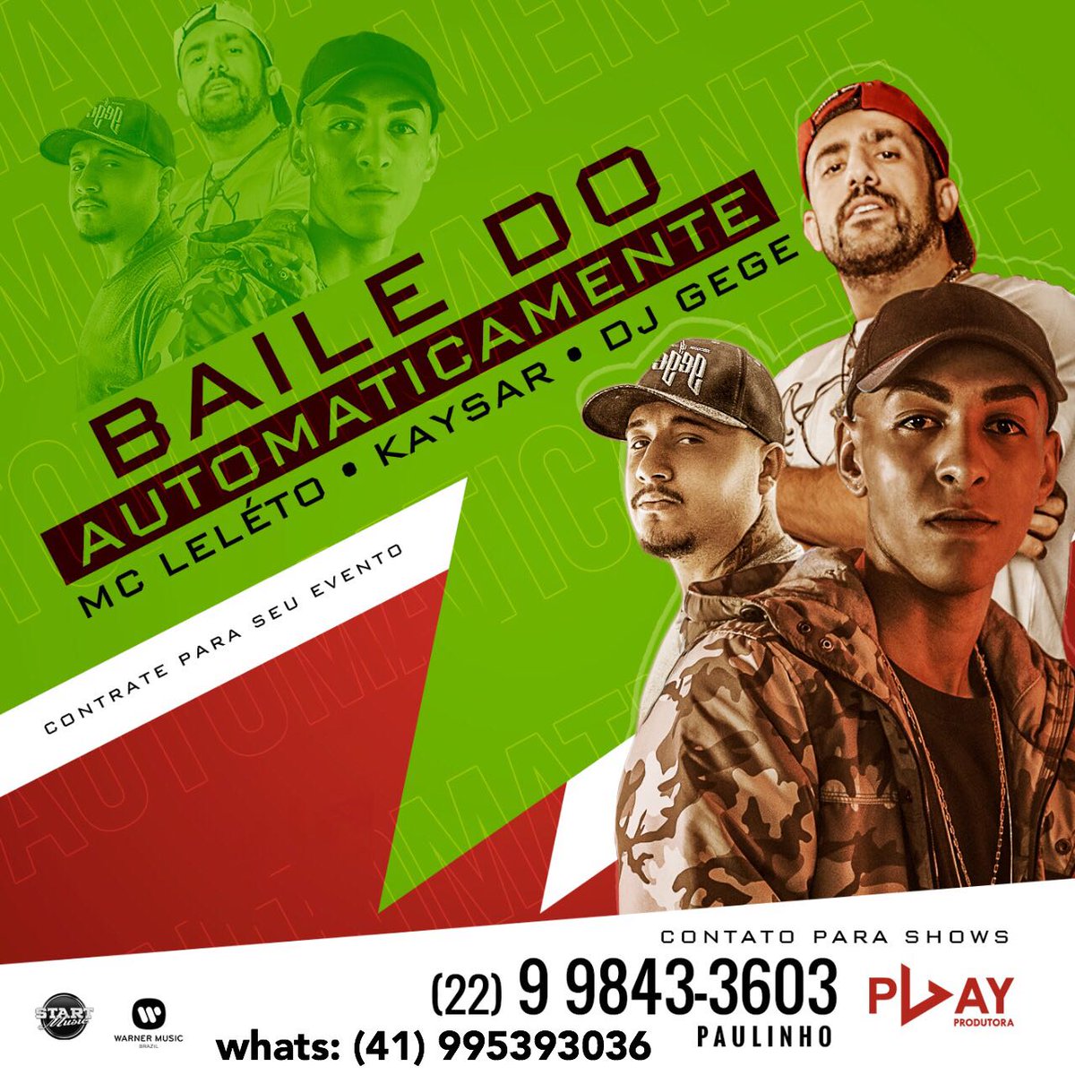 KaysarDadour's tweet photo. Galeraaaa do caracoooo, senta porque vem aí o Baile do ano! Kaysar convidou @mcleleto e @DJGEGE__  para uma turnê com muita música, dança, e alegria! É muita bagunça pra uma noite só! Queremos ver vocês Automaticamente chacoalhando! 🎶  💥 Toma que toma! 💥 https://t.co/Bf2h5bYwmM