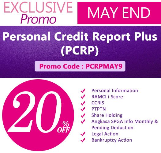 TavethaTannarsu's tweet photo. EXCLUSIVE MAY END PROMO
Get Your Personal Credit Report Plus (PCRP) with 20% Discount!
PROMO CODE : PCRPMAY9
One Day Offer & Ends Today!
Sign Up Now at:
https://t.co/knyDhGAd2X
#RAMCI #RAMCreditInformation
#CreditReport #CreditScore
#CCRIS #PTPTN #CreditHealth https://t.co/HZVu6VHMS7