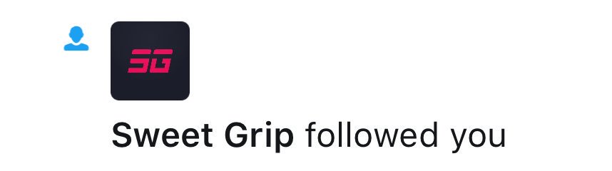 SweetGrip's tweet photo. Who needs a follow? Following a few that RT! https://t.co/FlMMNZKAP7